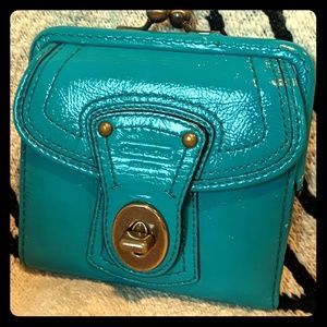 Teal Coach wallet